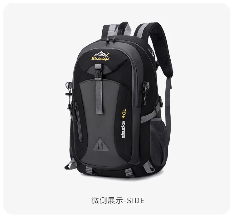 Sac à dos de sport de voyage unisexe 2026 grande capacité en nylon léger pour randonnée en plein air hommes et femmes sac d'école étudiant
