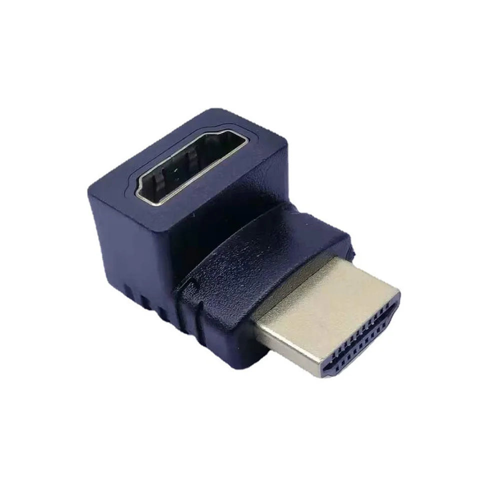 Adaptateur HDMI latéral adaptateur TV LCD adaptateur HDMI mâle vers femelle coudé à 90 degrés en L