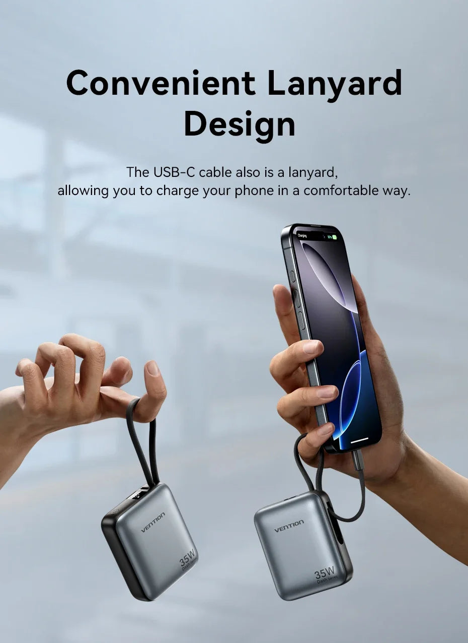 Vention CCC 10000mAh 35W Power Bank Schnelles Laden Tragbare Mini 3C PowerBank für iPhone 17 Xiaomi Externe Ersatzbatterie Ladegerät