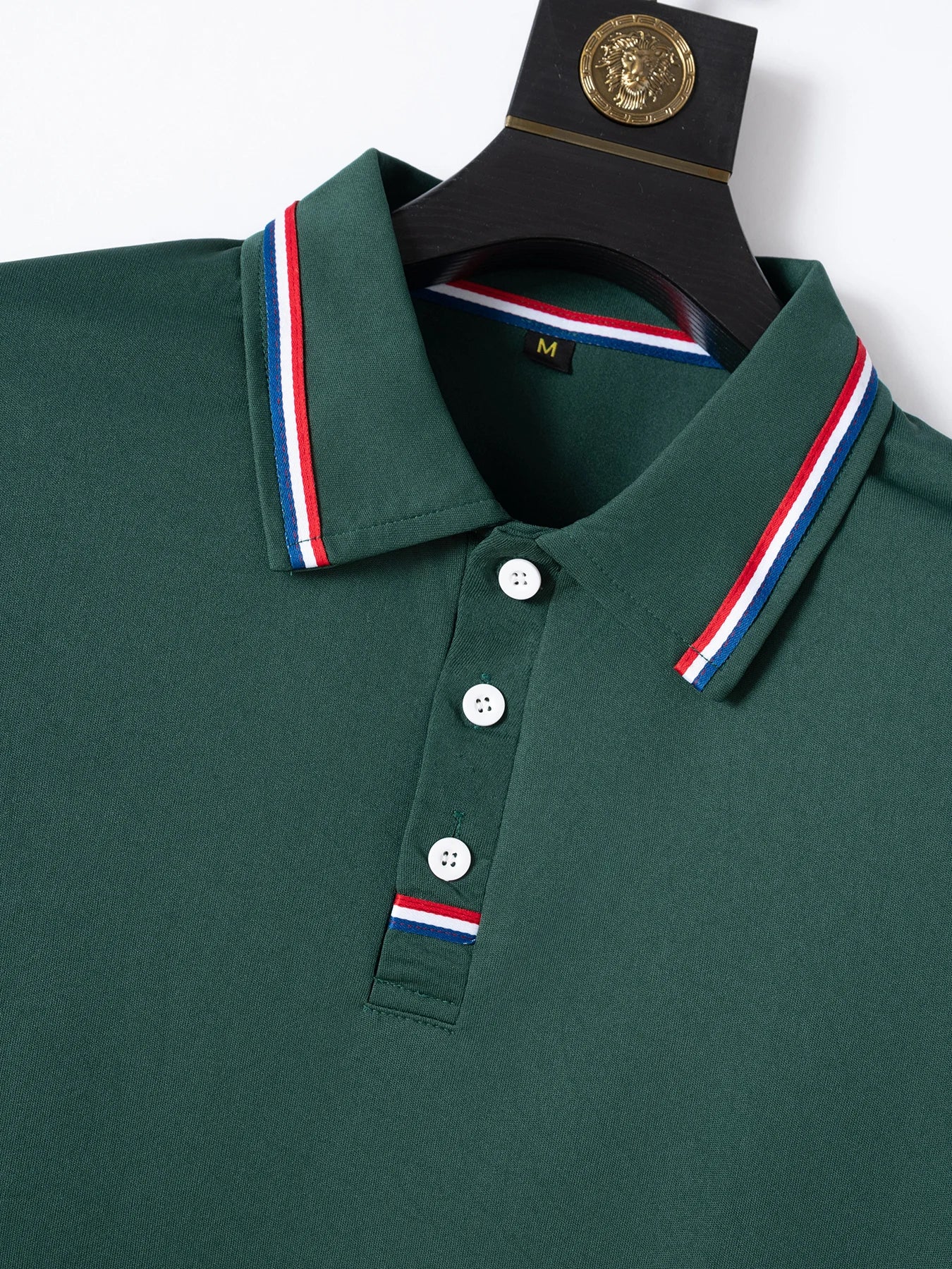 Men's Quick-Drying Solid Color Polo Shirt Summer Elastic Collared Short-Sleeved Sports T-Shirt for Active Wear
