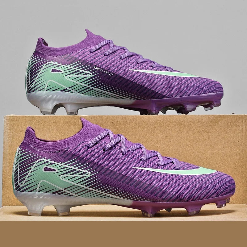 Nouvelles chaussures de football d'extérieur pour hommes Crampons de football Match Entraînement TF/FG Gazon Cheville Crampons longs Sport Haute qualité à succès