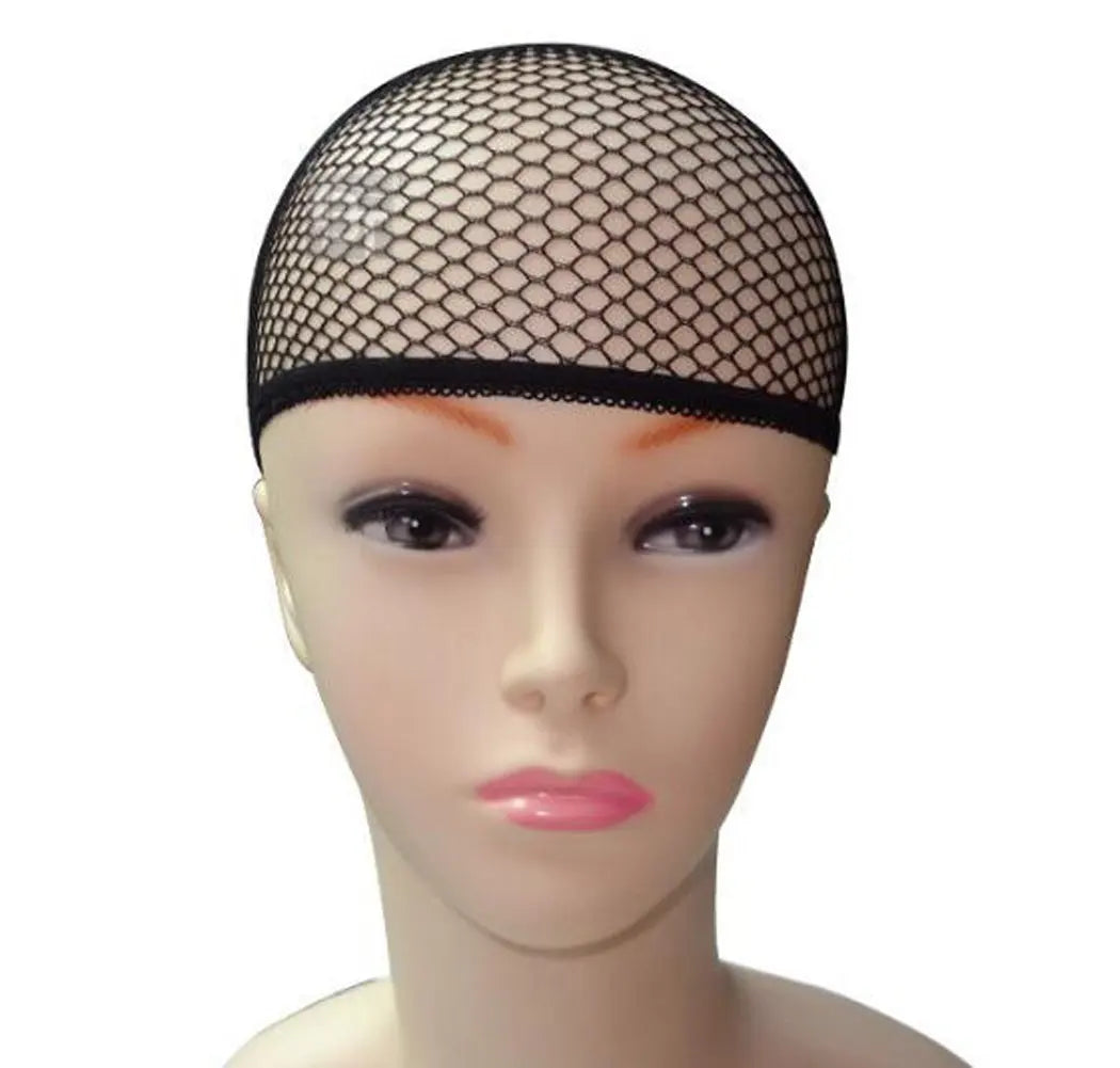 1/3/5 PCS Black Wig Net Caps Durable Elastic Mesh Head Cover Fishnet Hat Close End Hair Styling Accessories for Men and Women