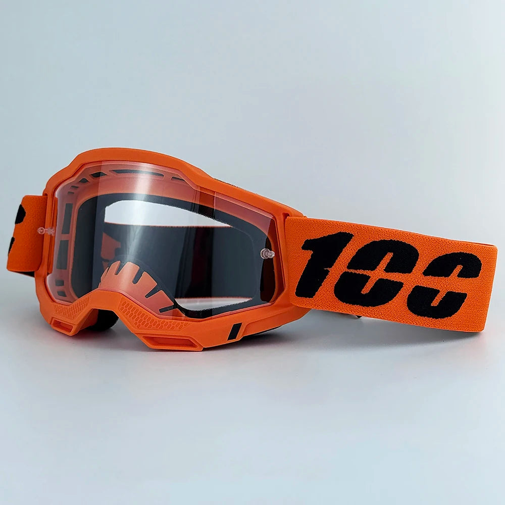 100 Motocross Goggle Glasses MX Off Road Masque Helmets Goggles Ski Sport Gafas for Motorcycle Dirt Bike Glasses and bag
