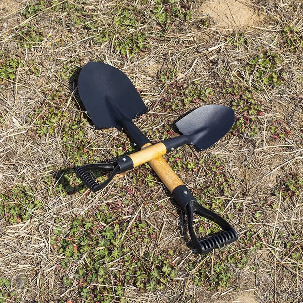 Pelle à bêcher 36/50.5cm, bêche en acier au manganèse, petite pelle pour enfants, pelle de jardin étanche et antirouille pour plage, camping, extérieur