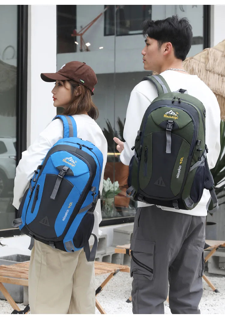 Sac à dos de sport de voyage unisexe 2026 grande capacité en nylon léger pour randonnée en plein air hommes et femmes sac d'école étudiant