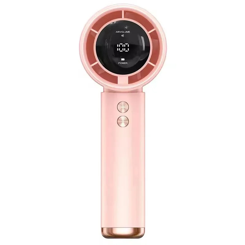 Mini Handheld Ventilator USB Schnellladung Tragbarer Luftberechnungsventilator Stummer persönlicher Hochgeschwindigkeitsventilator für Reisen Outdoor-Aktivitäten