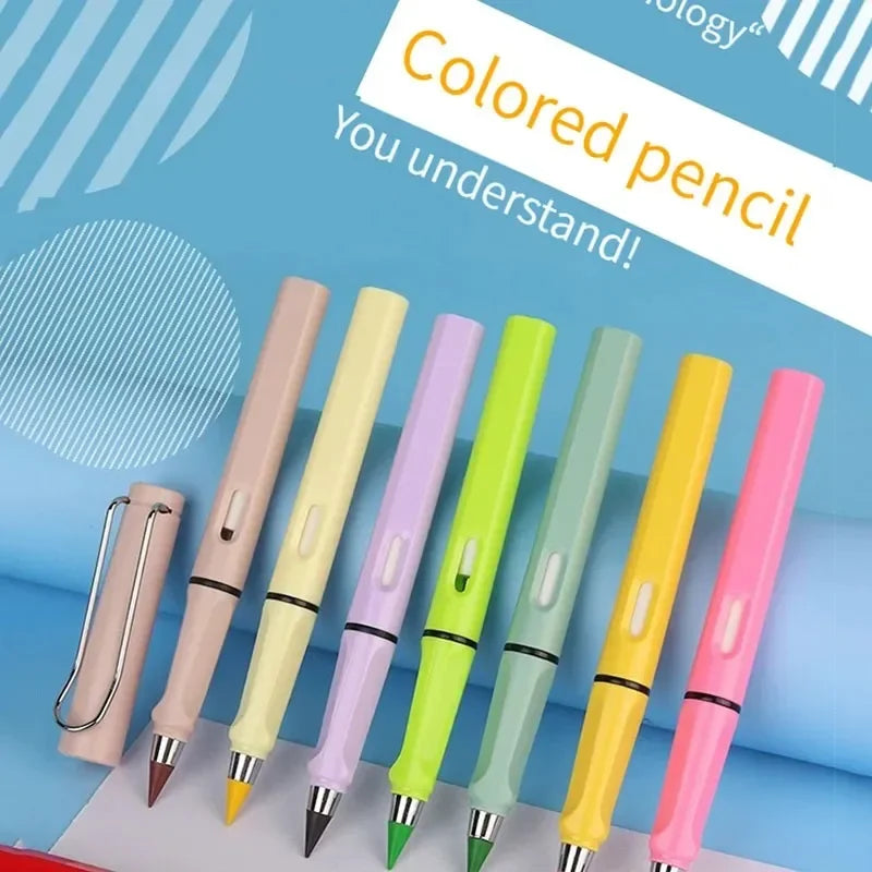 Color Eternal Pencil Can Be Wiped Magic Replace Head Eco Friendly Student Painting Kids Gift Draw School Supply Gifts