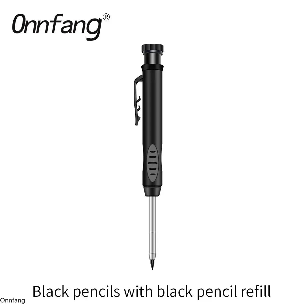 Hot 2.8mm Marking Mechanical Pencil Solid Carpenter Scriber Carpenter Scriber with Sharpener for Woodworking Drawing Stationery