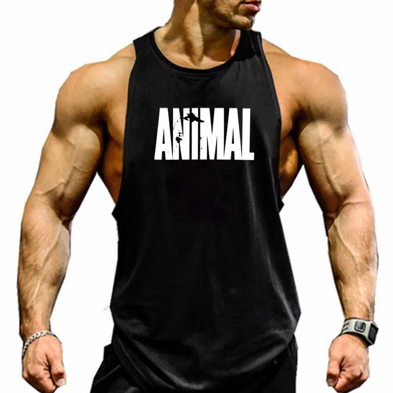 Débardeur de sport sans manches pour homme - Maillot de corps pour homme - Haut de sport pour homme - Vêtement de sport - Haut de sport stringer