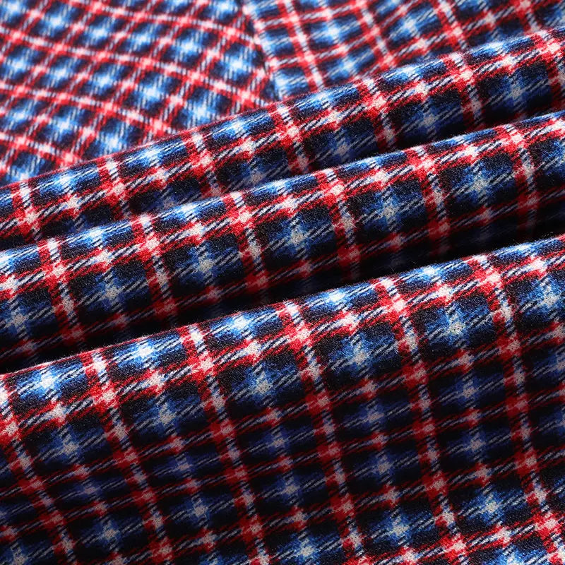 2025 Autumn and Winter Men's Fleece-lined Long Sleeve Shirt Business Casual Fashion Comfortable Non Ironing Versatile Top