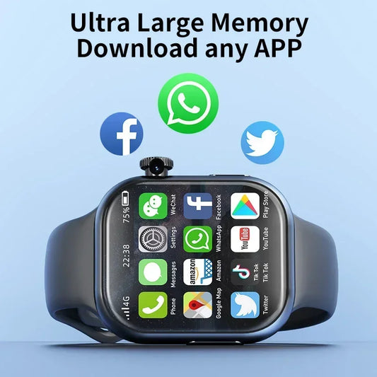 Neue VP19 Android Smartwatch Globale Version Wifi GPS 4G 5G Vollnetz SIM-Karte Drehbare Kamera Videoanruf Google Play Erwachsene