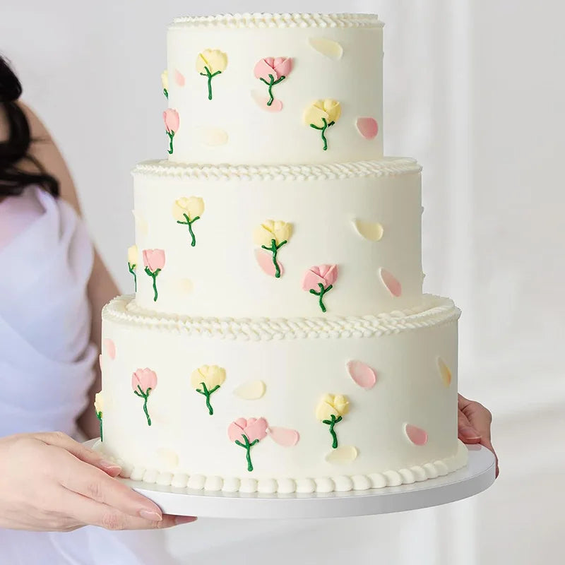 1 plateau à gâteau rond en carton blanc multi-taille, base pour cupcake, mousse, dessert, décorations de gâteau de mariage, anniversaire, fête, bricolage