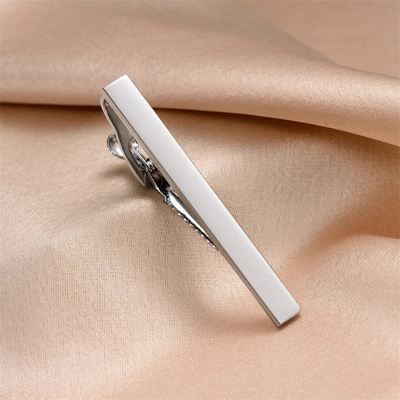 Pince à Cravate Minimaliste Pour Homme Pince à Cravate Pour Chemise Homme Boîte Cadeau Fête Professionnel Bijoux Boutons De Manchette Homme Luxe Avocat Mode Homme