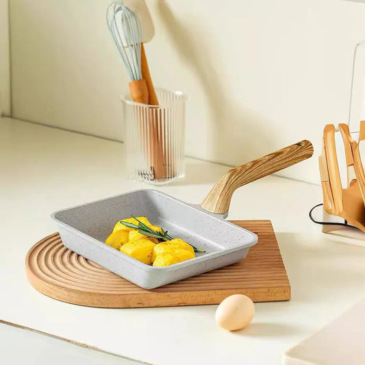 Poêle carrée à fond plat Ménage - Ustensile de cuisine antiadhésif pour la cuisson