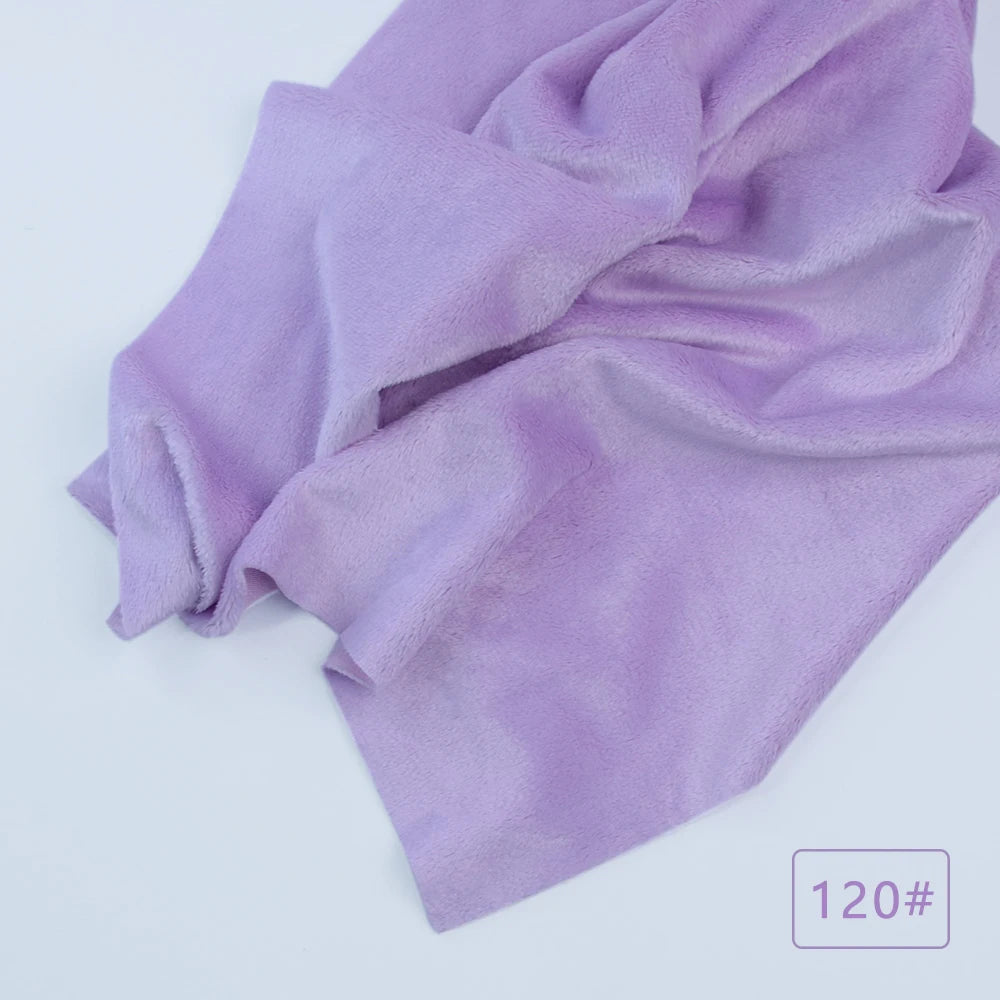 5mm plush fabric sales non elastic 45x50cm short hair plush fabric artificial fur polyester fiber DIY plush mink fabric
