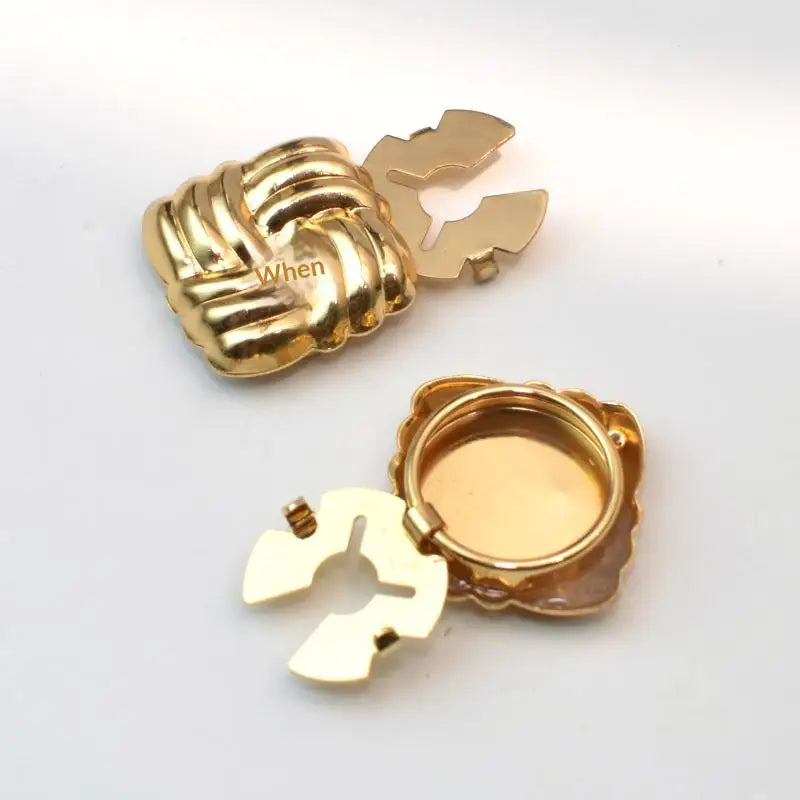 【MAX-22】2PCS Cache-boutons Boutons de Manchette pour Hommes et Femmes Mode Alliage Chemise Manche Collier Clips Accessoires de Décoration
