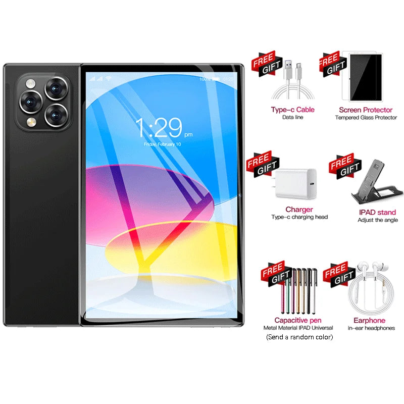 2026 Global Version Original IPad Air Pro Tablet 11inch HD 4K Android 16 24GB+2TB 20000mAh 5G Dual SIM Bluetooth WiFi GPS Tablet