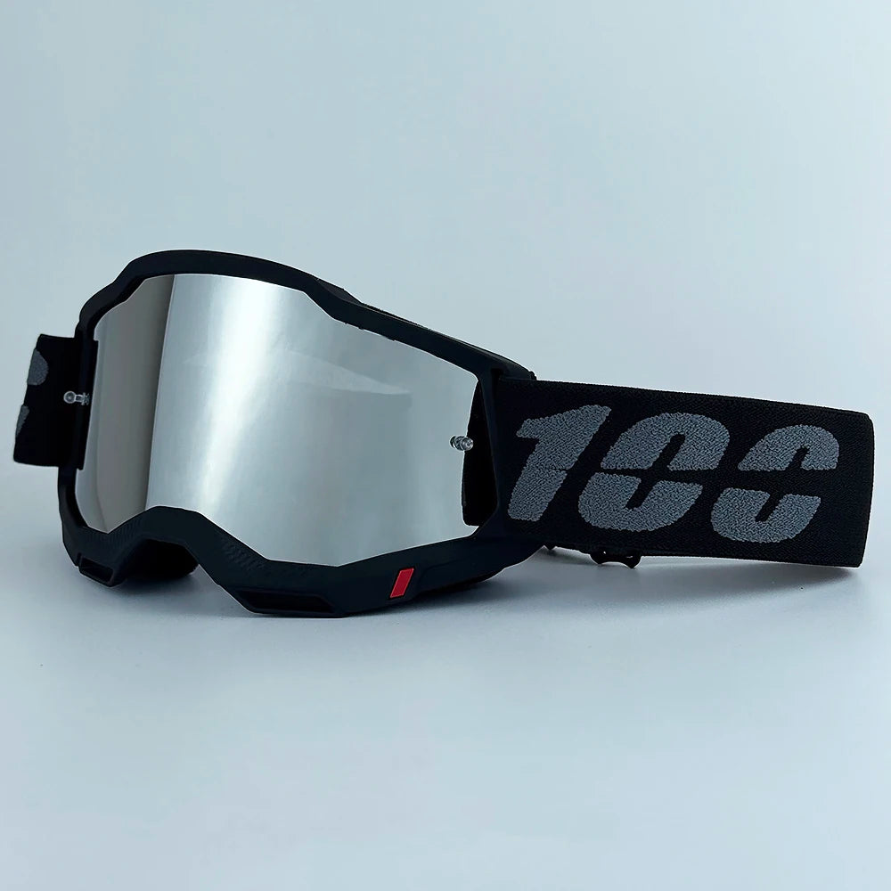 100 Motocross Goggle Glasses MX Off Road Masque Helmets Goggles Ski Sport Gafas for Motorcycle Dirt Bike Glasses and bag