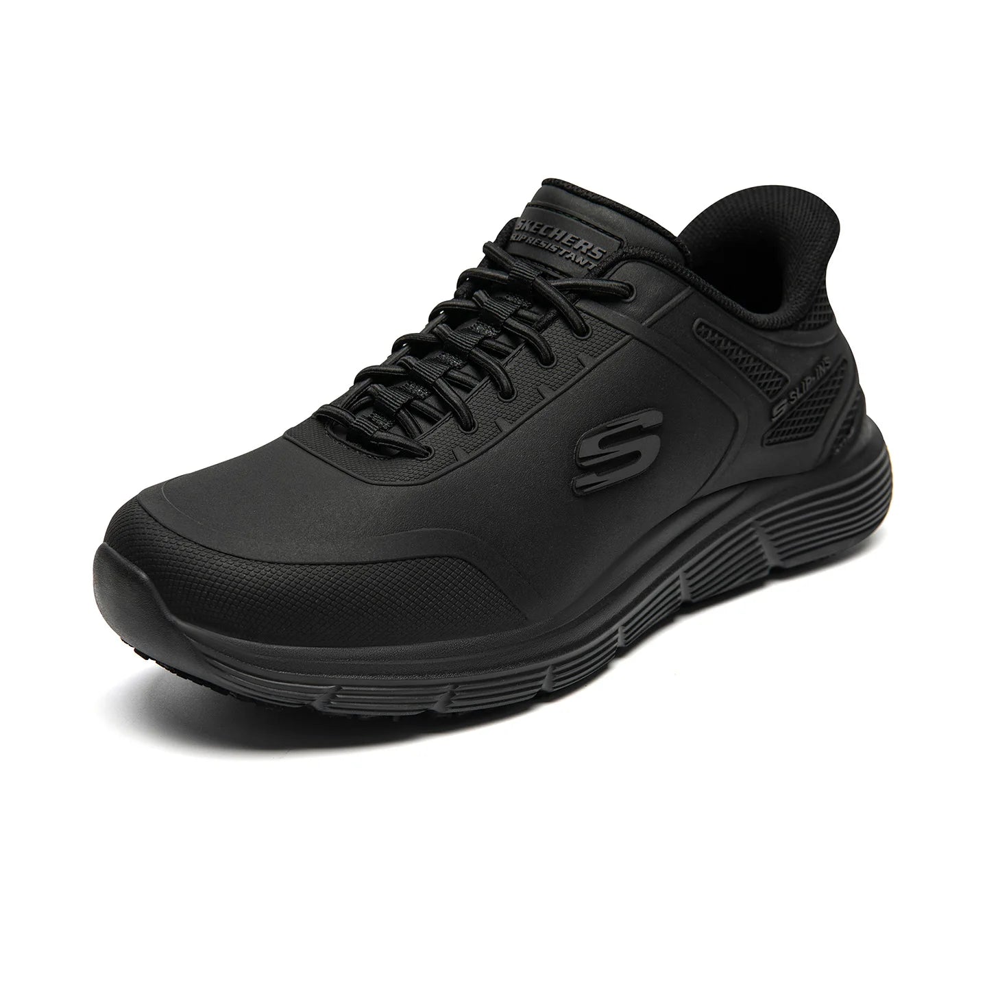 Chaussures en cuir classiques Skechers pour hommes, semelle souple antidérapante, respirantes, basses, décontractées, mocassins, chaussures habillées pour hommes