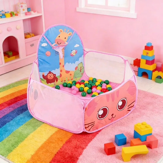 Large Kids Folding Tipi Tent Girls Pink Princess Castle Play House Child Room Decor Essential Toys for Indoor Ball Pool Games
