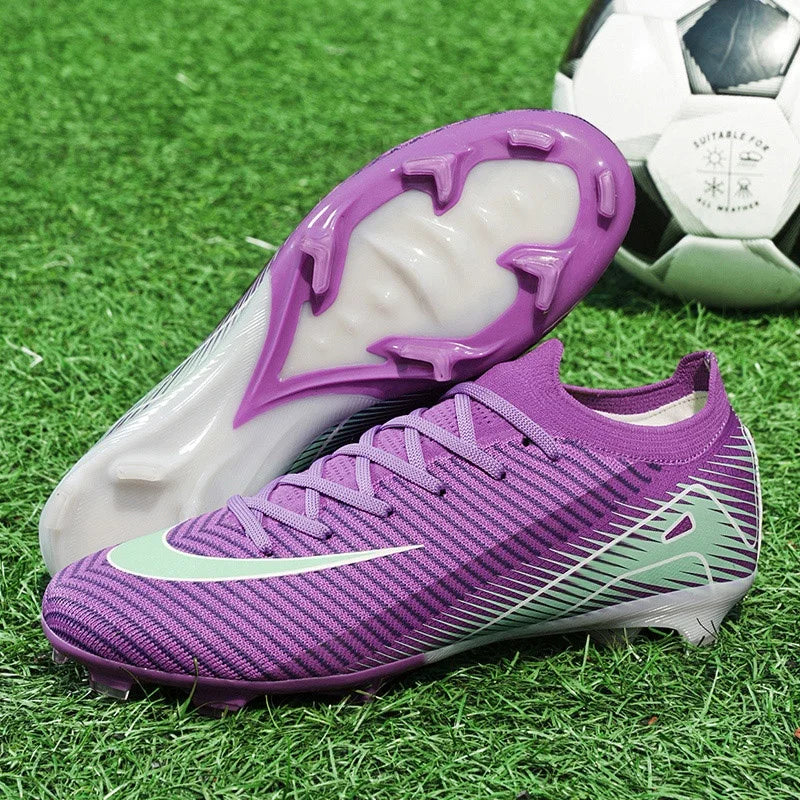 Nouvelles chaussures de football d'extérieur pour hommes Crampons de football Match Entraînement TF/FG Gazon Cheville Crampons longs Sport Haute qualité à succès