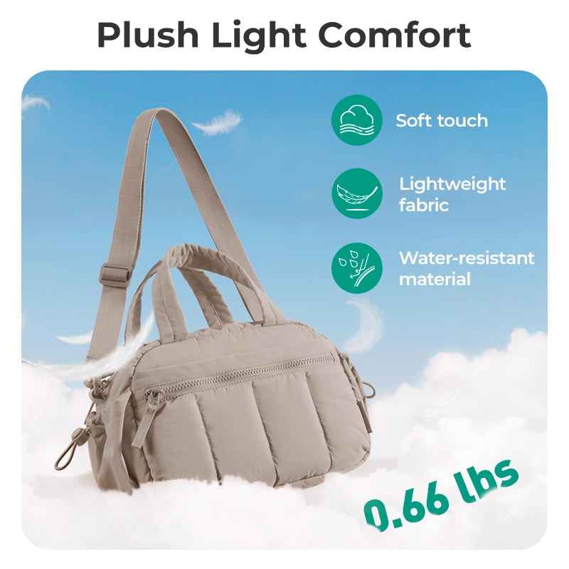 Sac à bandoulière BAGSMART pour femmes, grande capacité, sac bandoulière, pochette quotidienne décontractée pour étudiantes et navetteuses, sac à main polyvalent pour les loisirs
