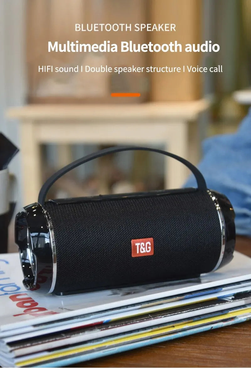 Kabelloser Subwoofer Tragbarer Bluetooth Lautsprecher Radio FM Wasserdichte Soundbox Musik Caixa De Som Coluna Blootooth Bass Hifi Bocina