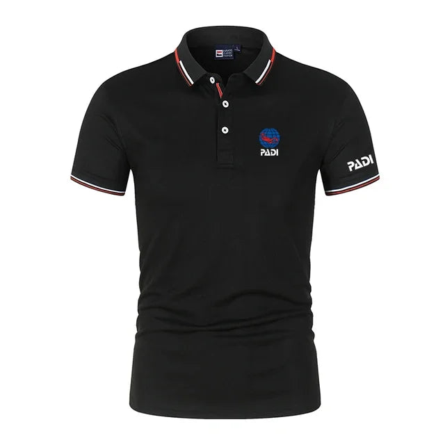 Herren Sommer Outdoor Freizeit POLO Hemd PADI Outdoor Sport Arbeit Freizeit Kurzarm Atmungsaktiv Bequem POLO Top