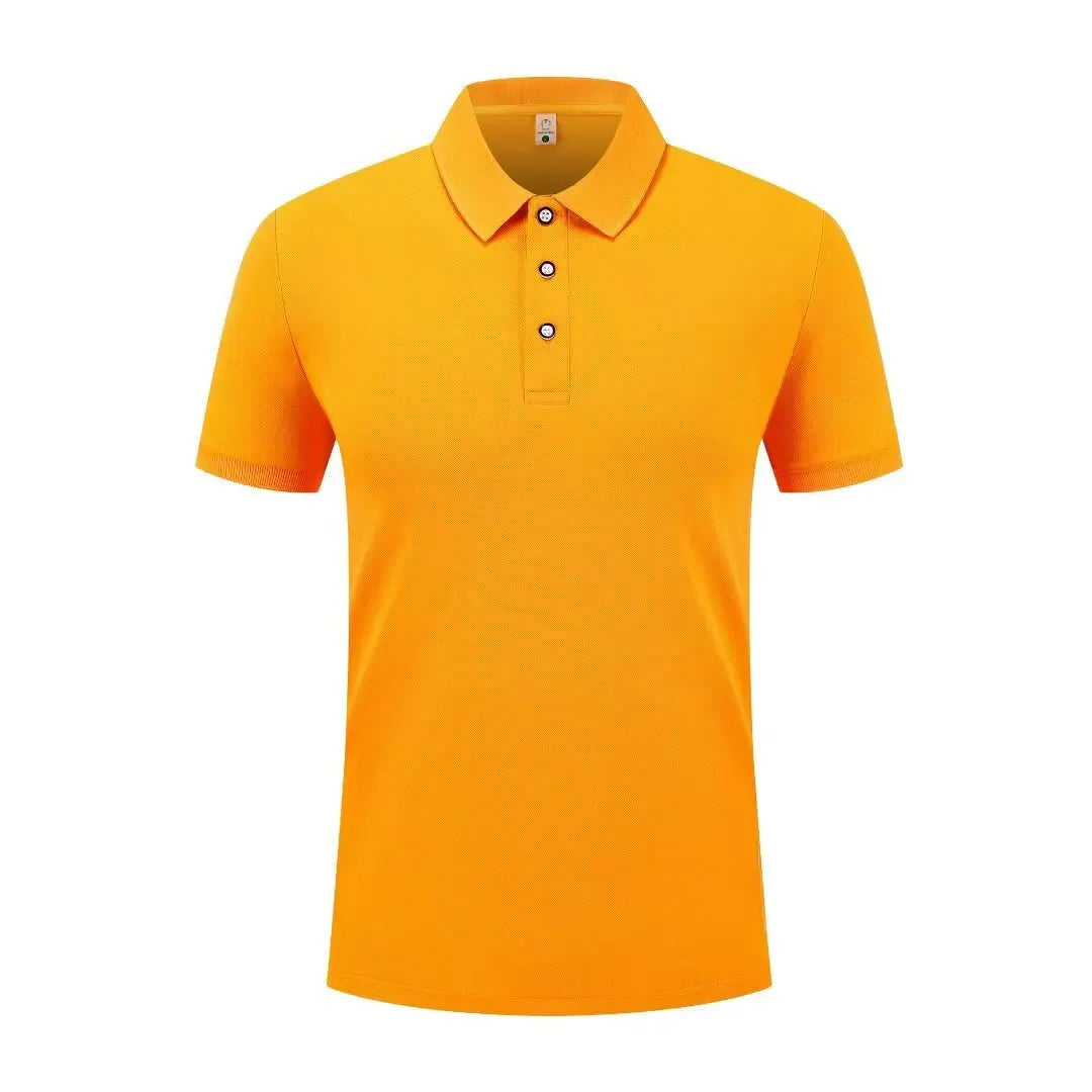 Summer Casual Sports Quick-drying Lapel Short-sleeved POLO Shirt 23 Solid Color Shirt Cycling Suit Fitness Suit For Men S-4XL