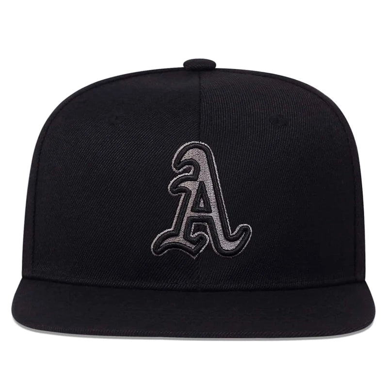 Chapeaux hip-hop brodés de l'alphabet gothique unisexe, casquettes de baseball décontractées réglables, chapeau de soleil