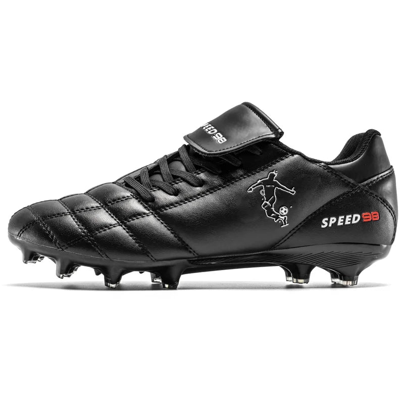 Chaussures de football homme crampons FG/TF, respirantes, professionnelles, pour gazon, antidérapantes, à crampons longs, pour entraînement adulte en futsal