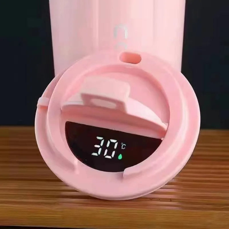 Tasse à café Thermos 380/510 ml en acier inoxydable avec affichage de la température, bouteille d'eau isolée, flasque sous vide.