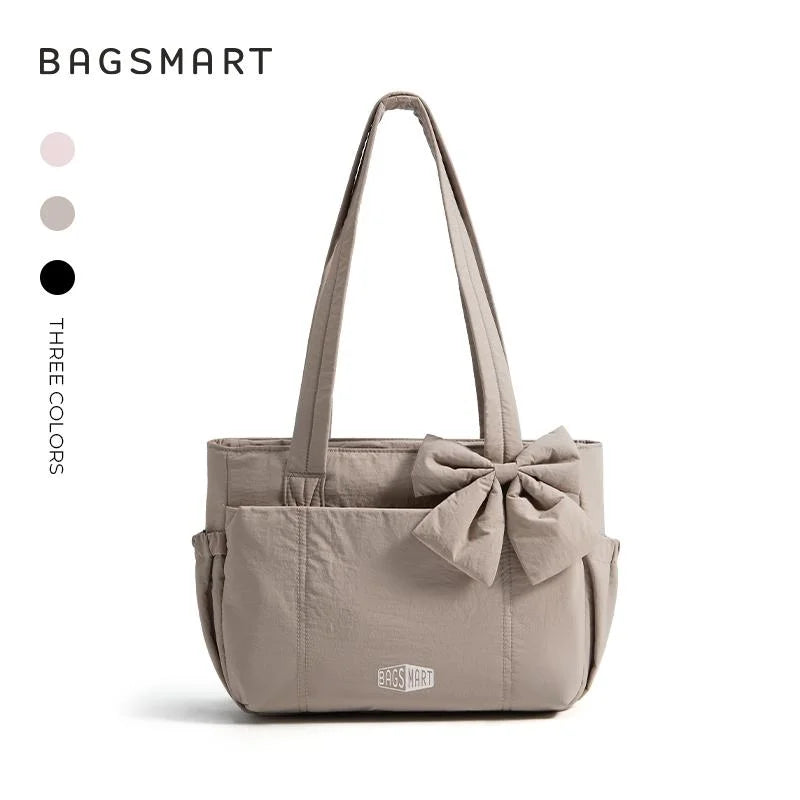 BAGSMART Vielseitige Reise-Tragetasche für Damen, Pendeltasche, mehrere Taschen, Umhängetasche, College-Schultasche, Schultertasche
