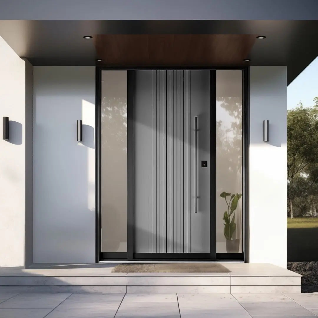 Doors for House Wholesale Metal Anti Theft Security Doors Entrance Main Gate Thermal Break Aluminum Alloy Exterior Front Door