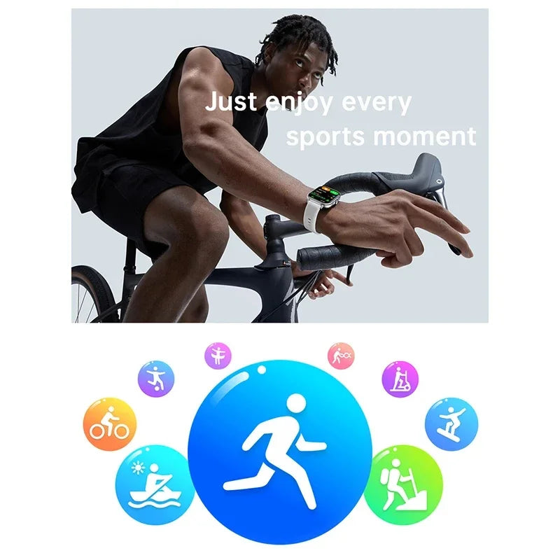 VIVO Smartwatch Android IOS Geschenk Bluetooth Anruf Smartwatch 2025 Touch-Zifferblatt Musik Fitness Tracker Sportuhren + Kopfhörer NEU