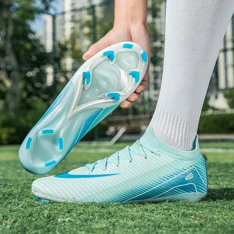 Nouvelles chaussures de football antidérapantes pour terrains de football, bottes d'entraînement, matchs, baskets unisexes de haute qualité pour adolescents, Chuteira De Campo