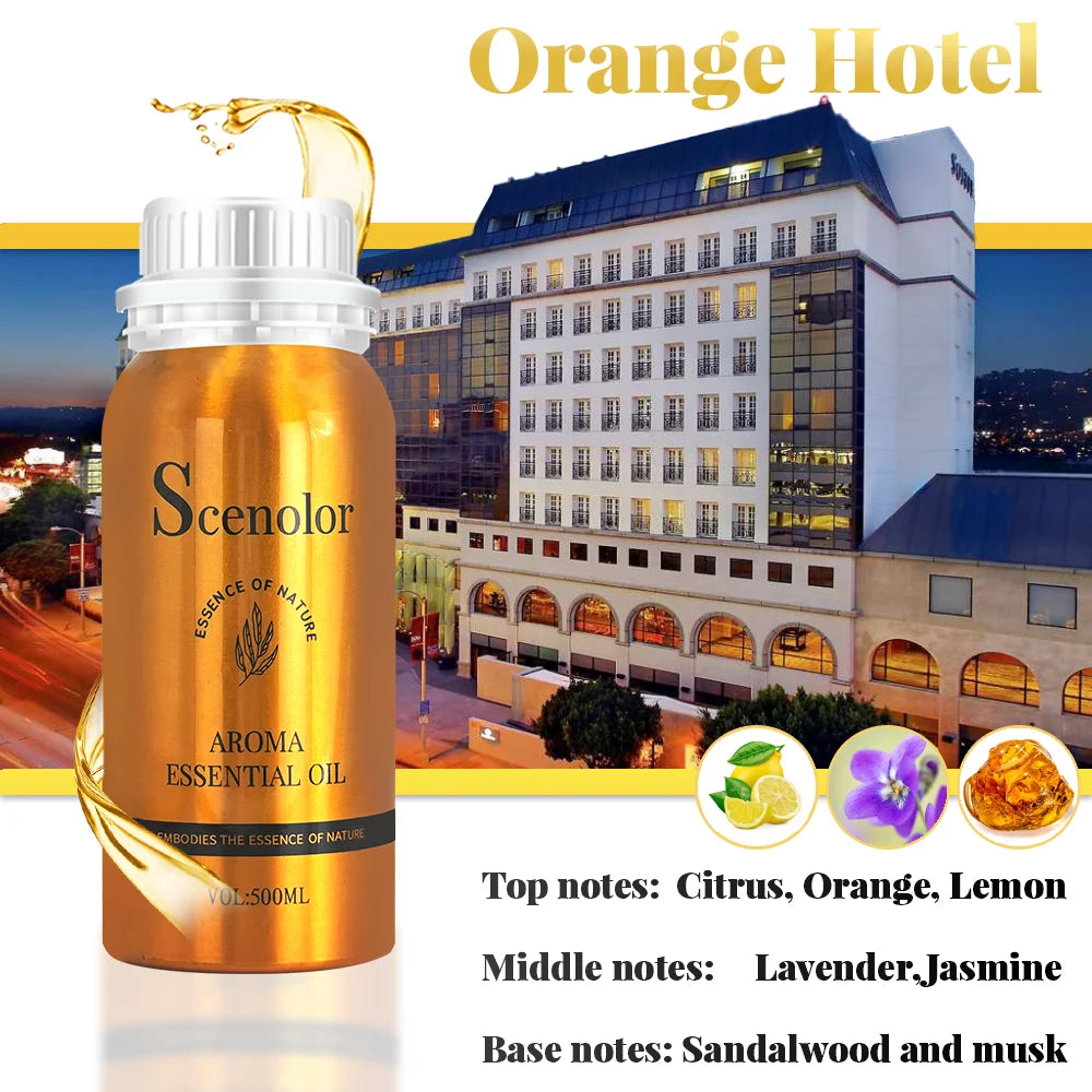 500ML Hotel Room Fragrance Diffuser for Home Air Freshener Scenting Device Air Purifier Humidifier Car Essential Oil Refil