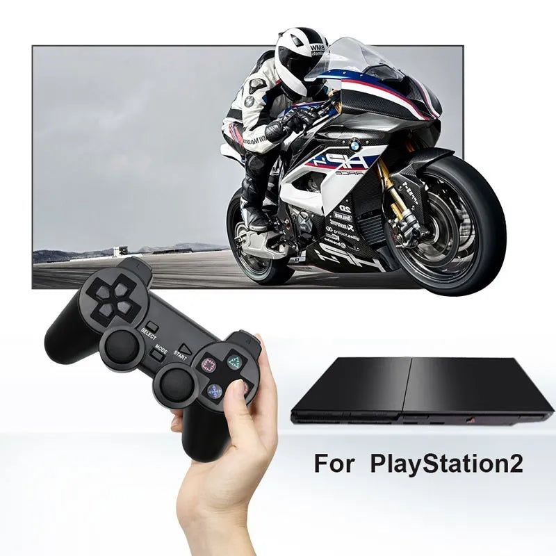 Hot Sale Wireless Gamepad for PS2 Controller for Playstation 2 Console Joystick 2.4G Double Vibration Shock Joypad USB PC Game