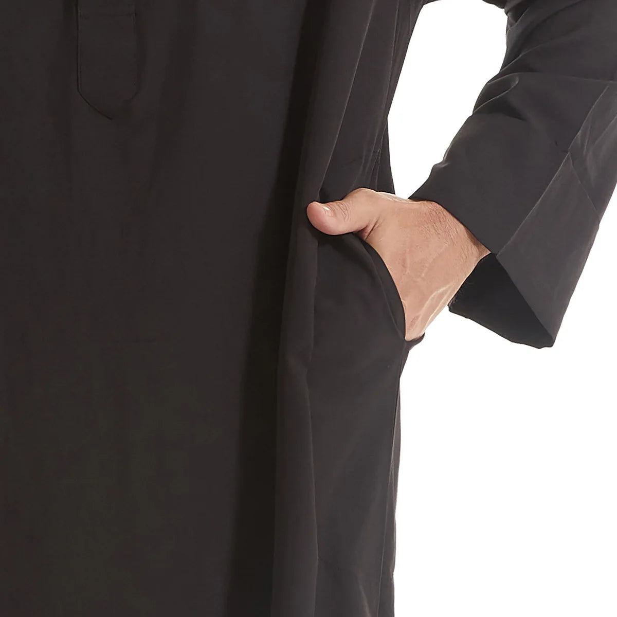 Muslimische Männer Jubba Thobe Langes Gewand Saudi-Islamisch Muslimische Kleidung Abaya Kaftan Islam Dubai Arabisches Kleid Eid Djellaba Dishdasha