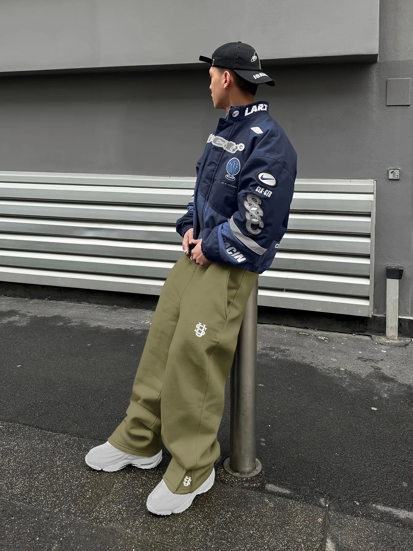 Embroidery Men Pants 2025 Autumn Winter hip-hop Casual Climbing Joggers Sweatpants New Fashion Hombre wide-leg Trousers Unisex