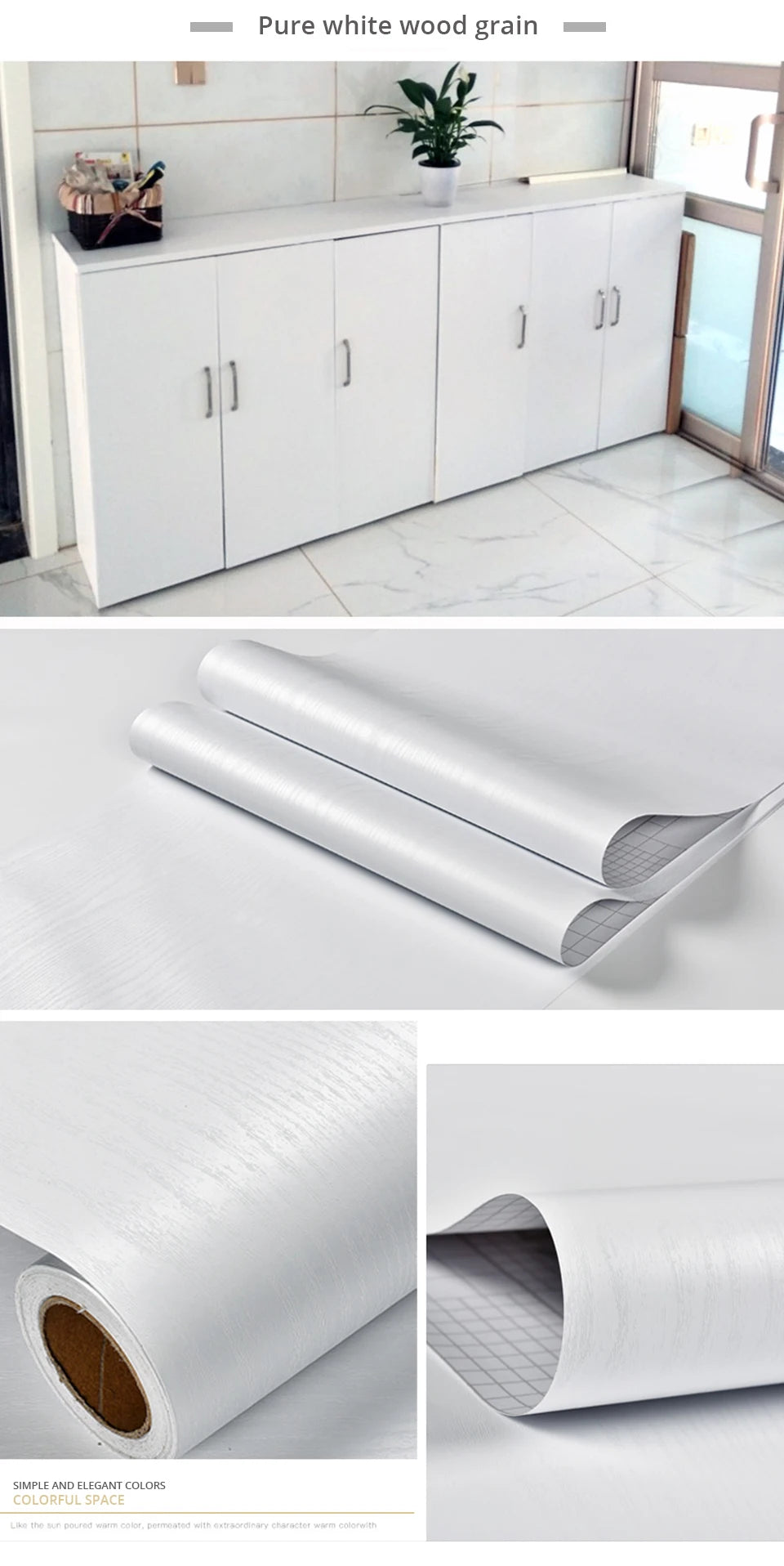 Autocollants de marbre en PVC, papier peint auto-adhésif, imperméable, résistant à la chaleur, pour comptoirs de cuisine, tables, meubles et armoires.