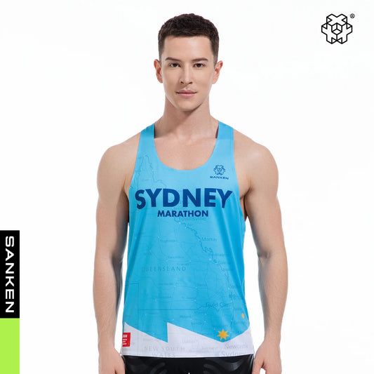 Débardeur de marathon sans coutures léger pour homme - T-shirt de sport sans manches à séchage rapide pour la course à pied