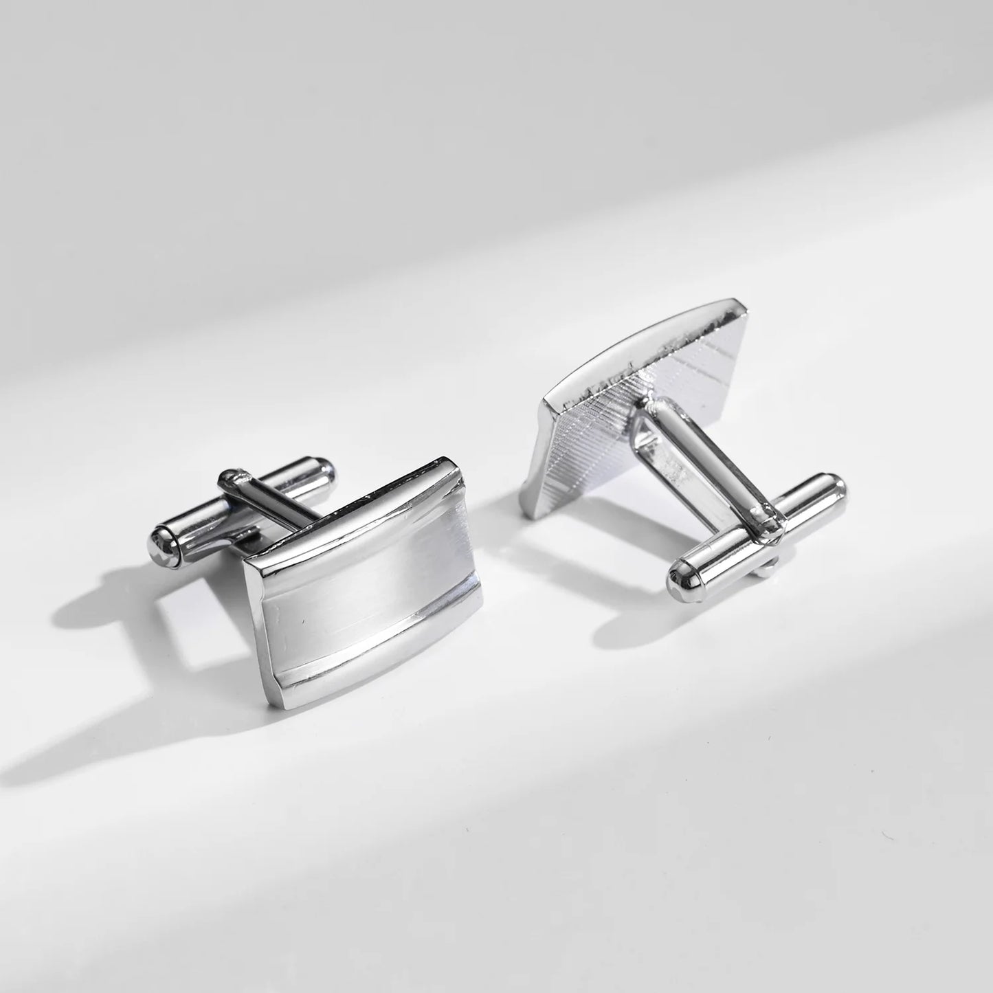 1 Paire Boutons De Manchette Carrés En Cuivre Et Pinces À Cravate Pour Hommes, Cadeaux De Mariage De Luxe, Bijoux De Mode, Poignets Pour Hommes