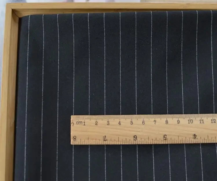 Micro-elastischer Anti-Falten-Anzug, gestreifter Stoff, Frühling, Herbst, Hose, Weste, Rock, Mode zum Nähen, Design, Großhandel, Stoff