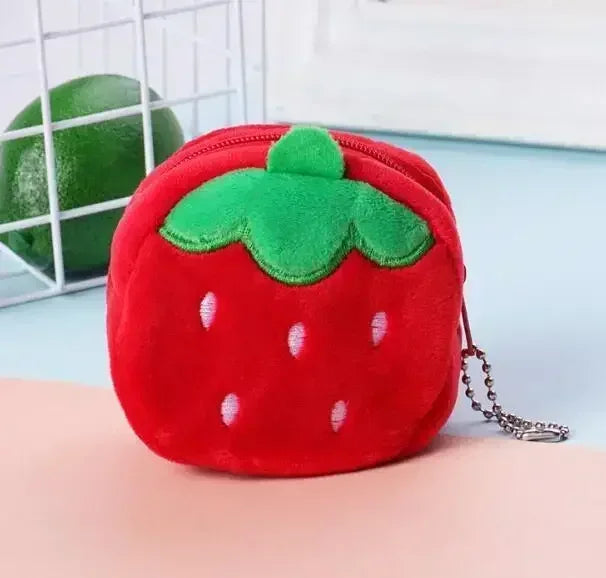 Cartoon Süße Schweinchen Geldbörse Kawaii Portemonnaie Weiche Plüsch Münztasche Schlüssel Kopfhörer Münz-Organizer Beutel Reißverschlusstasche Kindergeschenk