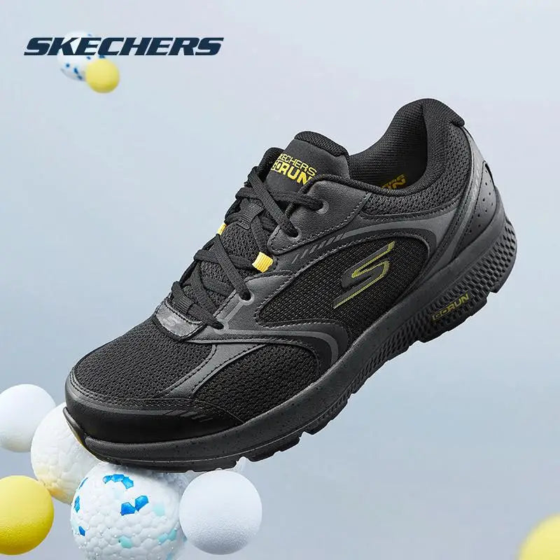 Skechers Chaussures Homme, Chaussures de sport Gorun en mesh respirant décontractées, Chaussures de marche, Chaussures de course légères avec amorti 220371-Bkyl