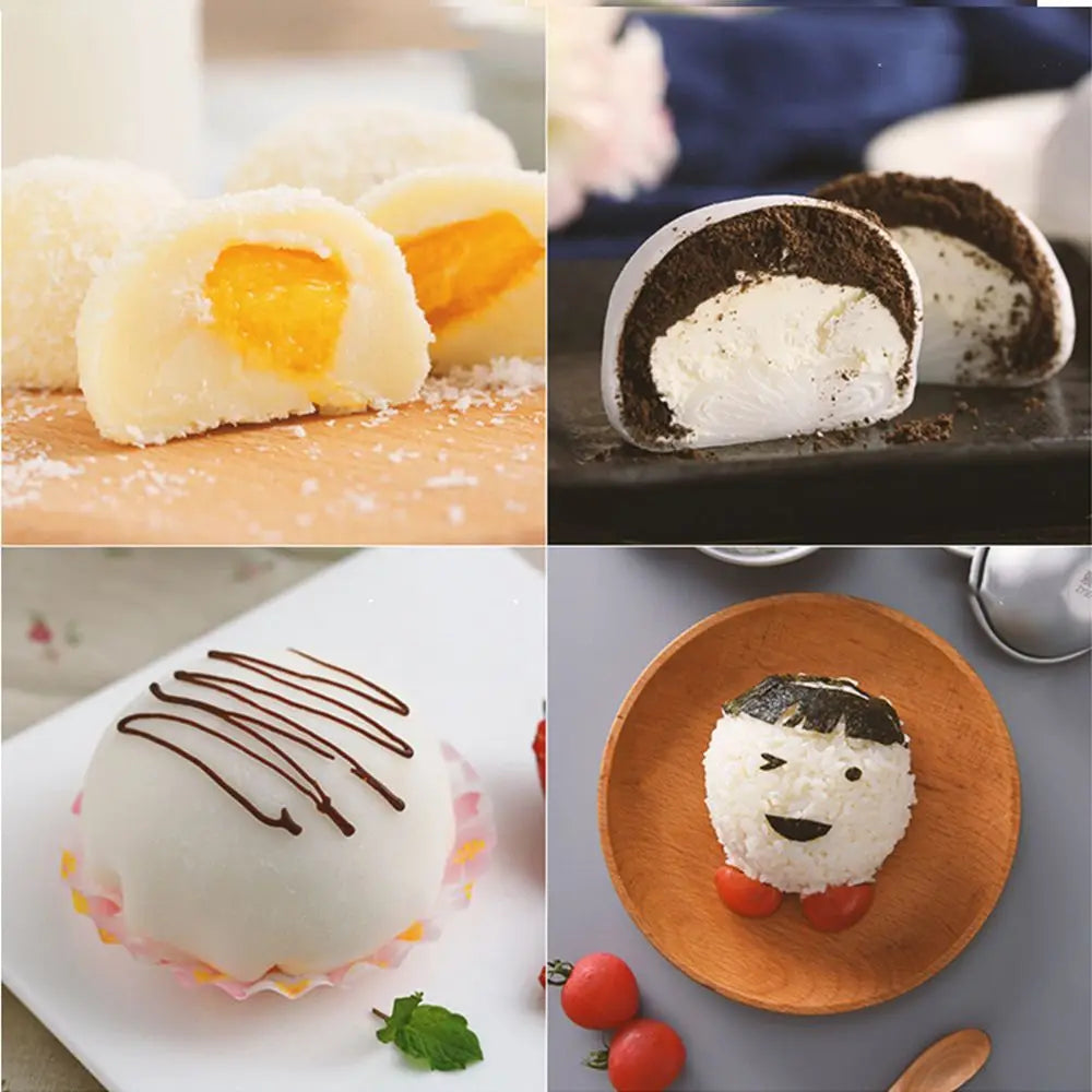 Sphere Bath Half Round Daifuku Dessert Pan Tin Baking 3D Aluminum Ball Mochi Mold Cake Pastry Mould Snowball