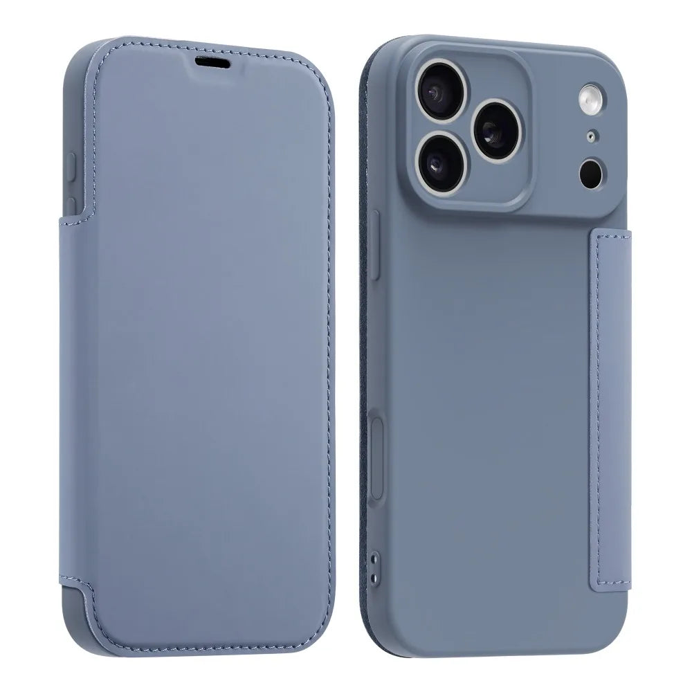 Luxury Leather Original Liquid Silicone Flip Wallet Card Case For iPhone 17 16 15 14 11 12 13 Pro Max Air XS 8 7 Plus Soft Cover