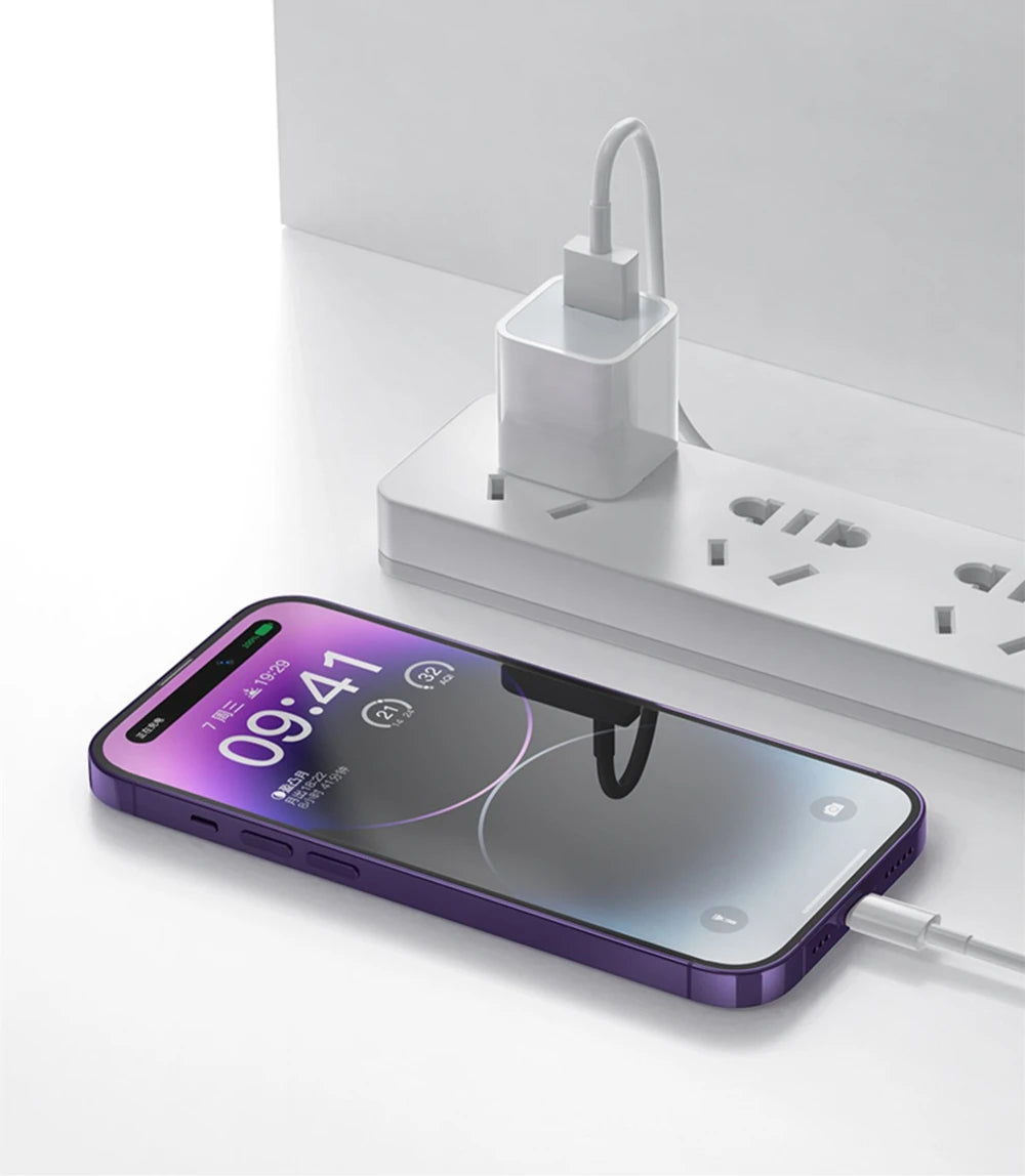 Câble USB de charge rapide original 35W PD pour iPhone 14 8 7 Plus 13 12 11 Pro XS Max XR X Câble de chargeur rapide USB-C 1m 1.5m 2m 3m