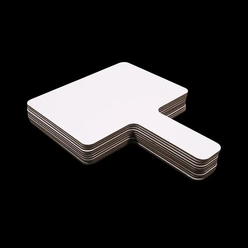 10/30PCS Answer Board Handheld Student Kids Whiteboards White Double Sided Small Game Props Melamine Reusable Whiteboard Child